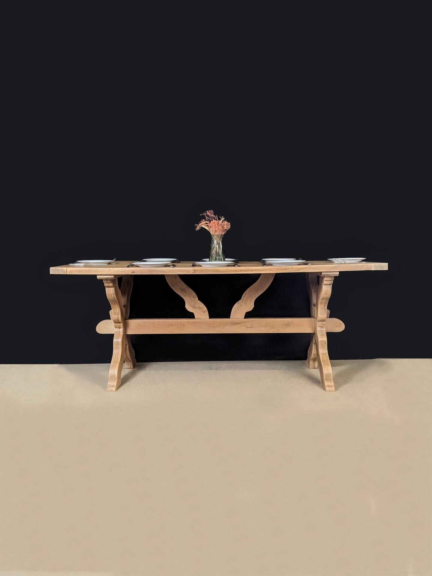 Antique walnut table - Renovated
