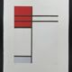1970S Piet Mondrian Limited Series Lithograph Numbered in Pencil.