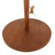 Scandinavian teak and metal floor lamp, Sweden, 1960