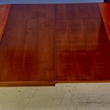 Louis XVI style table in cherry with 2 extensions