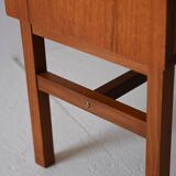 Vintage 1960s nightstand with two drawers