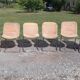 6 vintage Italian chairs from the 70s