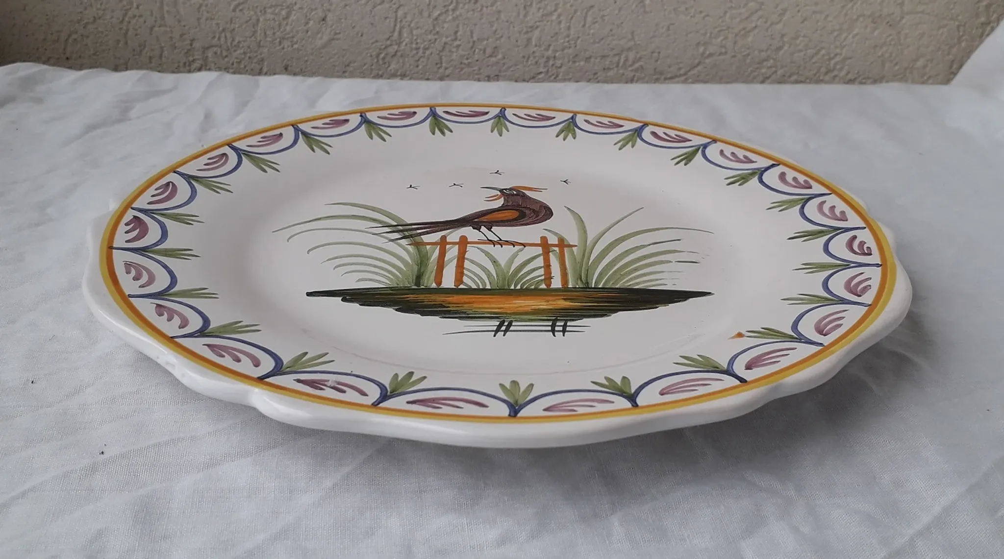 Assiettes en faïence