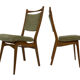 Vintage set of 4 Dining room chairs 1960s