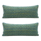 Set of 2 vintage kilim cushion covers 38x119 cm