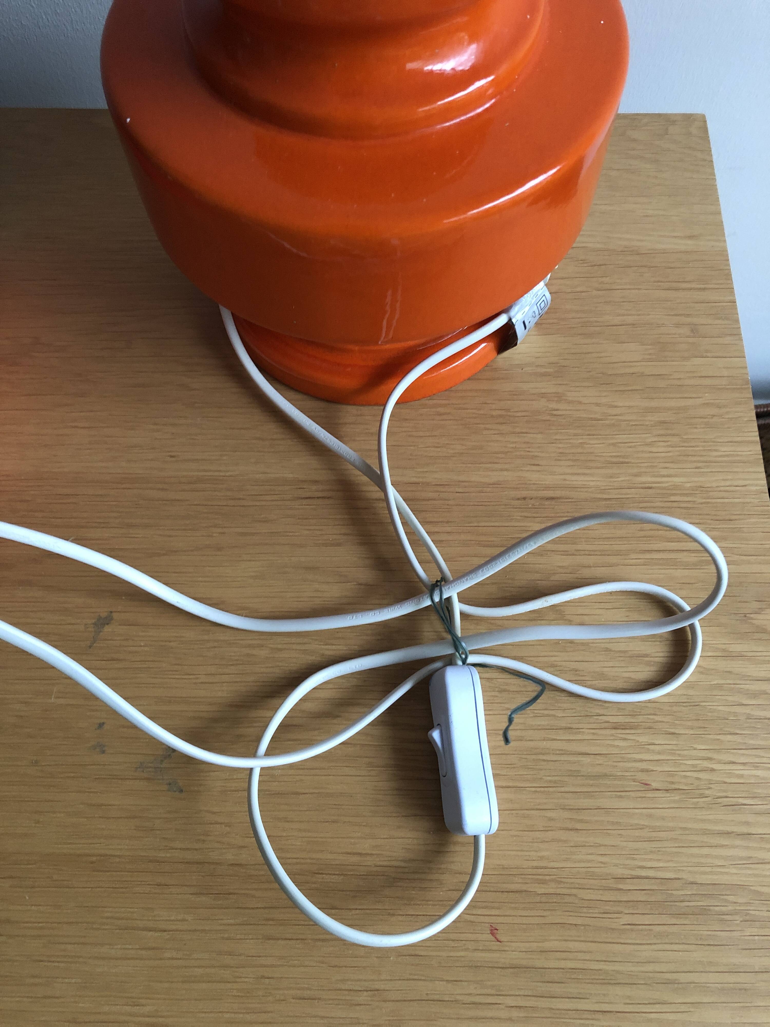 Vintage ceramic lamp base