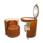 Dilly Dally vanity set by Luigi Massoni for Poltrona Frau