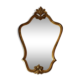 Mirror wooden gold 90x60cm