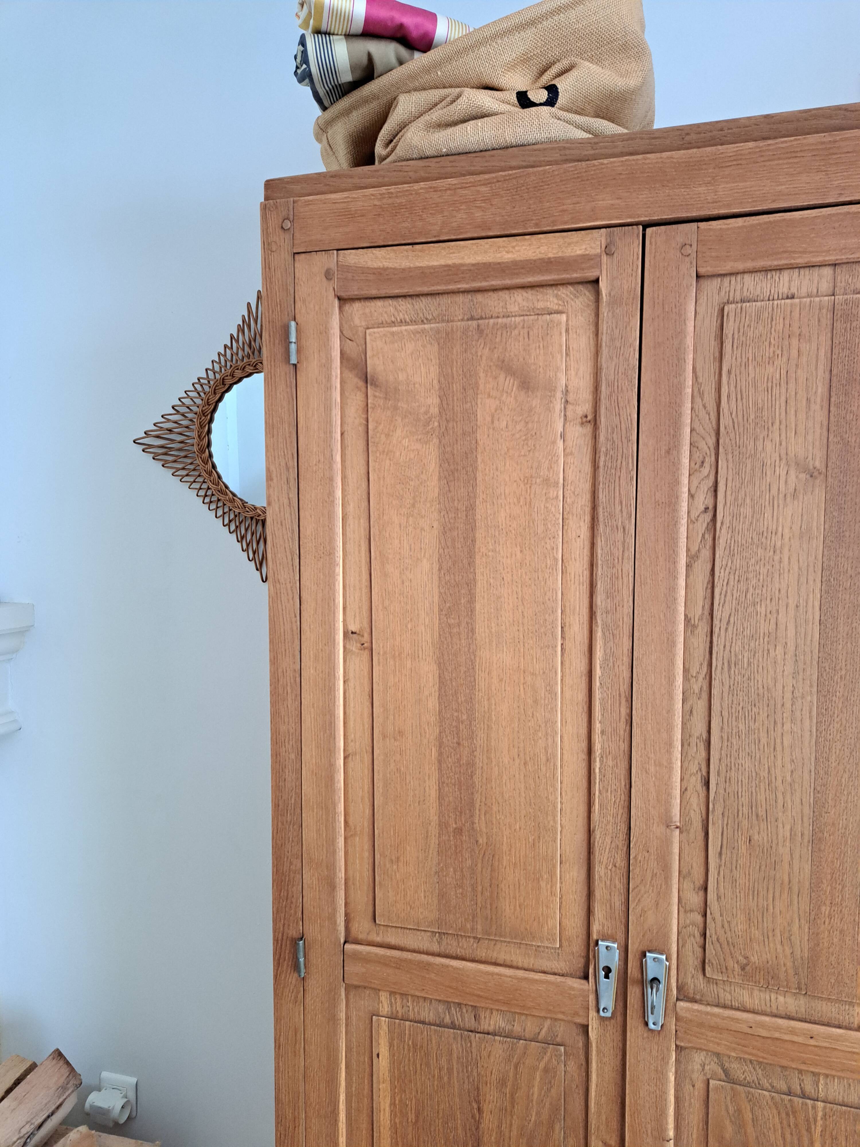 Parisian oak wardrobe