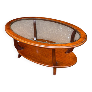 Table basse ovale en