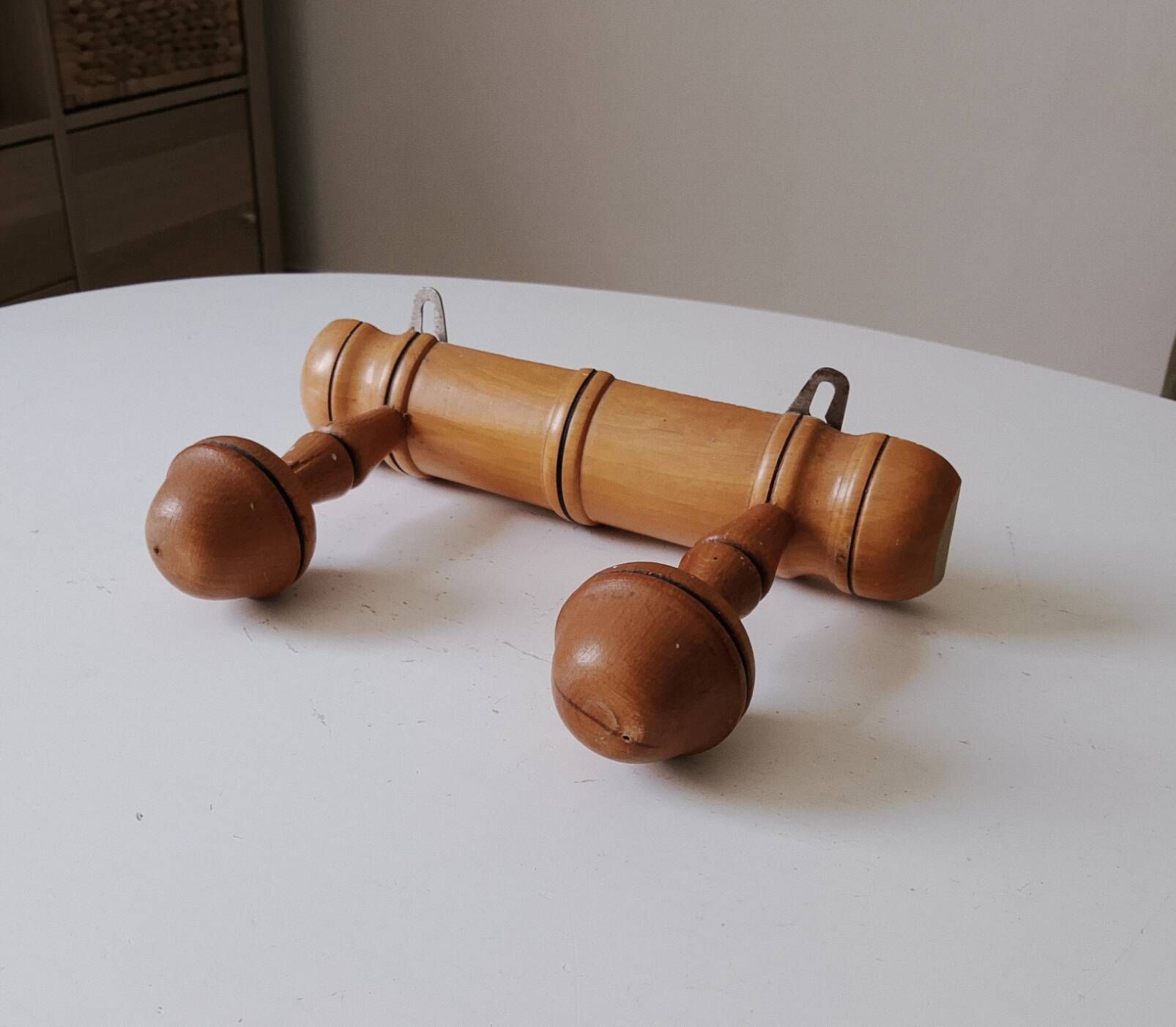 Vintage wall coat rack, popular art from the 60s/70s.