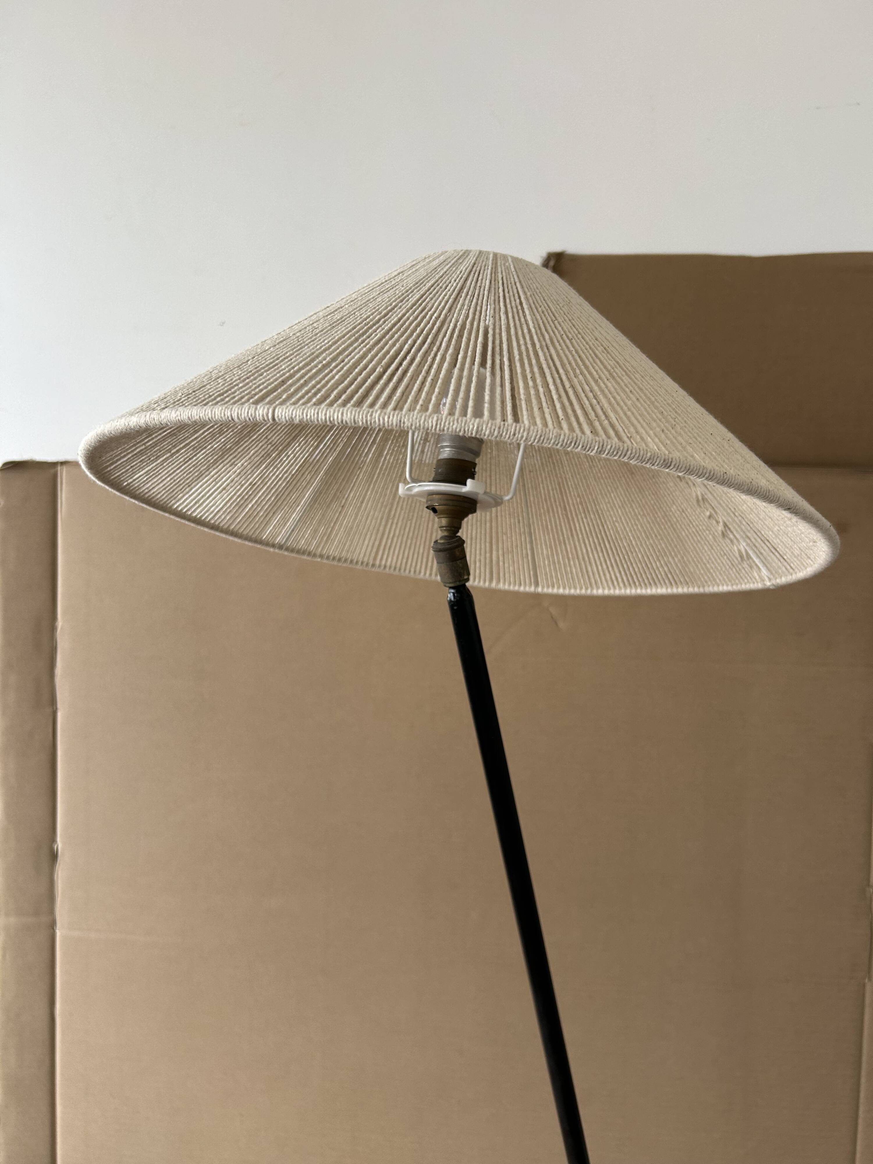 1950s magazine rack floor lamp
