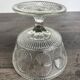 Ancienne coupe sur piédouche en verre