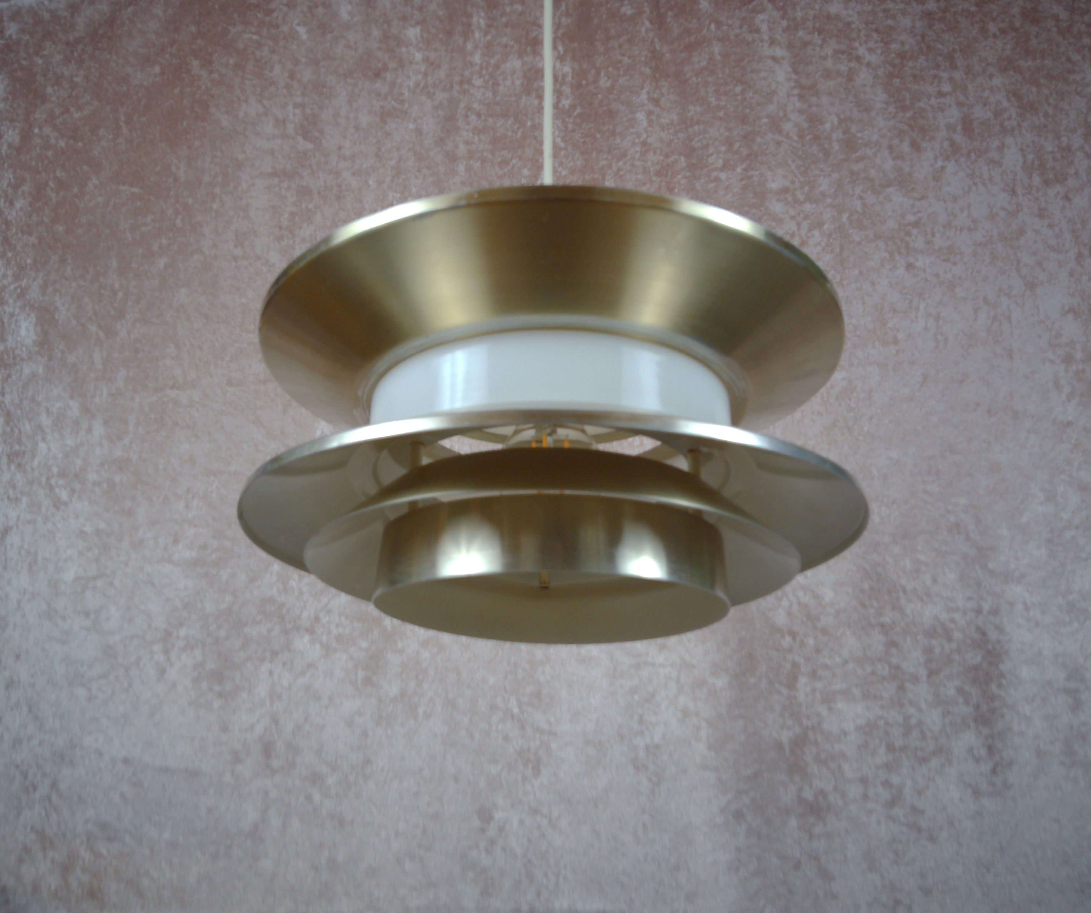 Vintage Trava pendant by Carl Thore for Granhaga Metallindustri. Sweden. 1960/70's