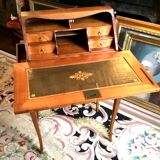 Louis XV style cherry wood capuchin desk with system