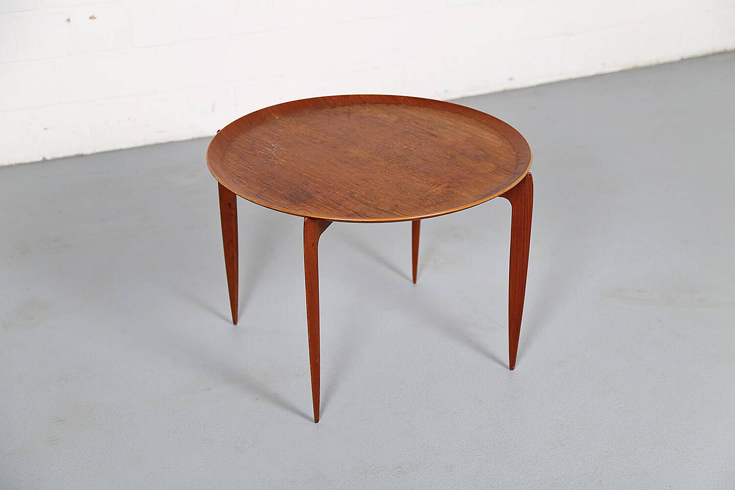 Table à plateau en teck ancienne par Willumsen & Engholm pour Fritz Hansen