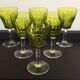Série de 6 verres à pieds vintage