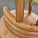 Set of 4 solid organic chairs