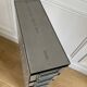 Metal workshop cabinet for tools and screws 8 vintage drawers