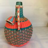 Large vintage decorative floor bottle