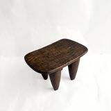 African Senufo Sculptural Stool M in Solid Wood – Organic Design