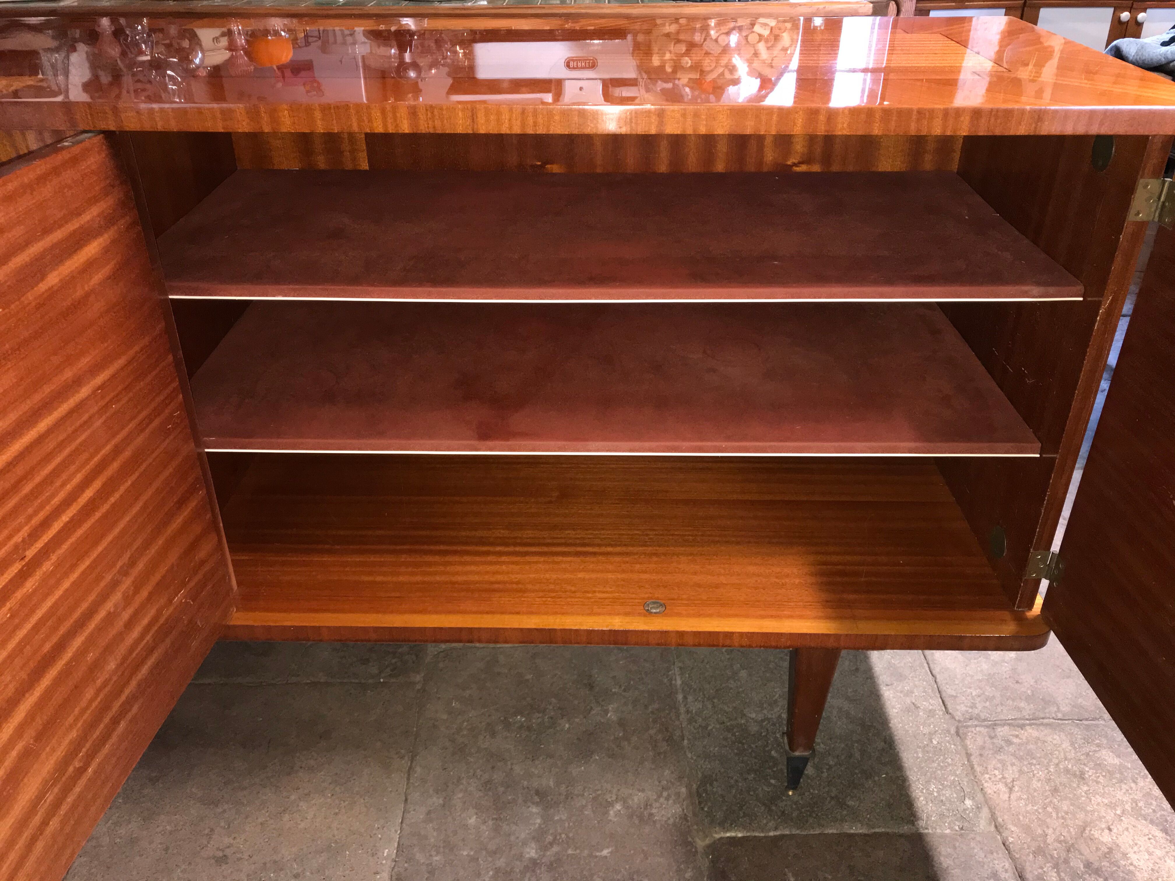 Sideboard wood varnished years 50