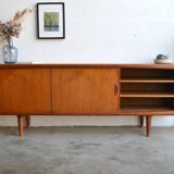 Danish teak sideboard by H.P. Hansen 220cm