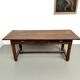 Farmhouse table, solid oak, 20th century.