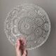 Cut glass fruit bowl