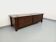 Low brutalist enfilade by Georges Robert in dark pine from the 1960s.