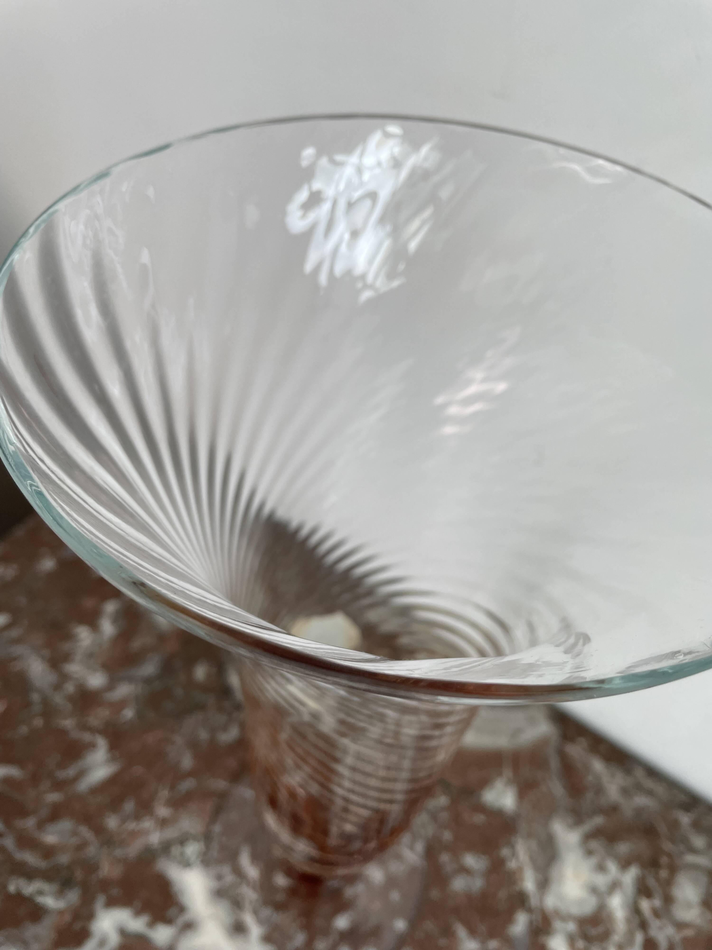 Vintage, grand, vase, cristal, cristallerie hartzviller, haut de gamme, français, chic, luxe, france