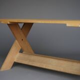 Rare 'Crate' dining table by Gerrit Rietveld for Cassina, 1980s
