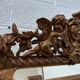 19th century mirror with cherubs