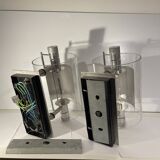 Pair of modernist wall lights, Pierre Lallemand / Moonlight "Cyclops" 1992