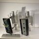 Pair of modernist wall lights, Pierre Lallemand / Moonlight "Cyclops" 1992