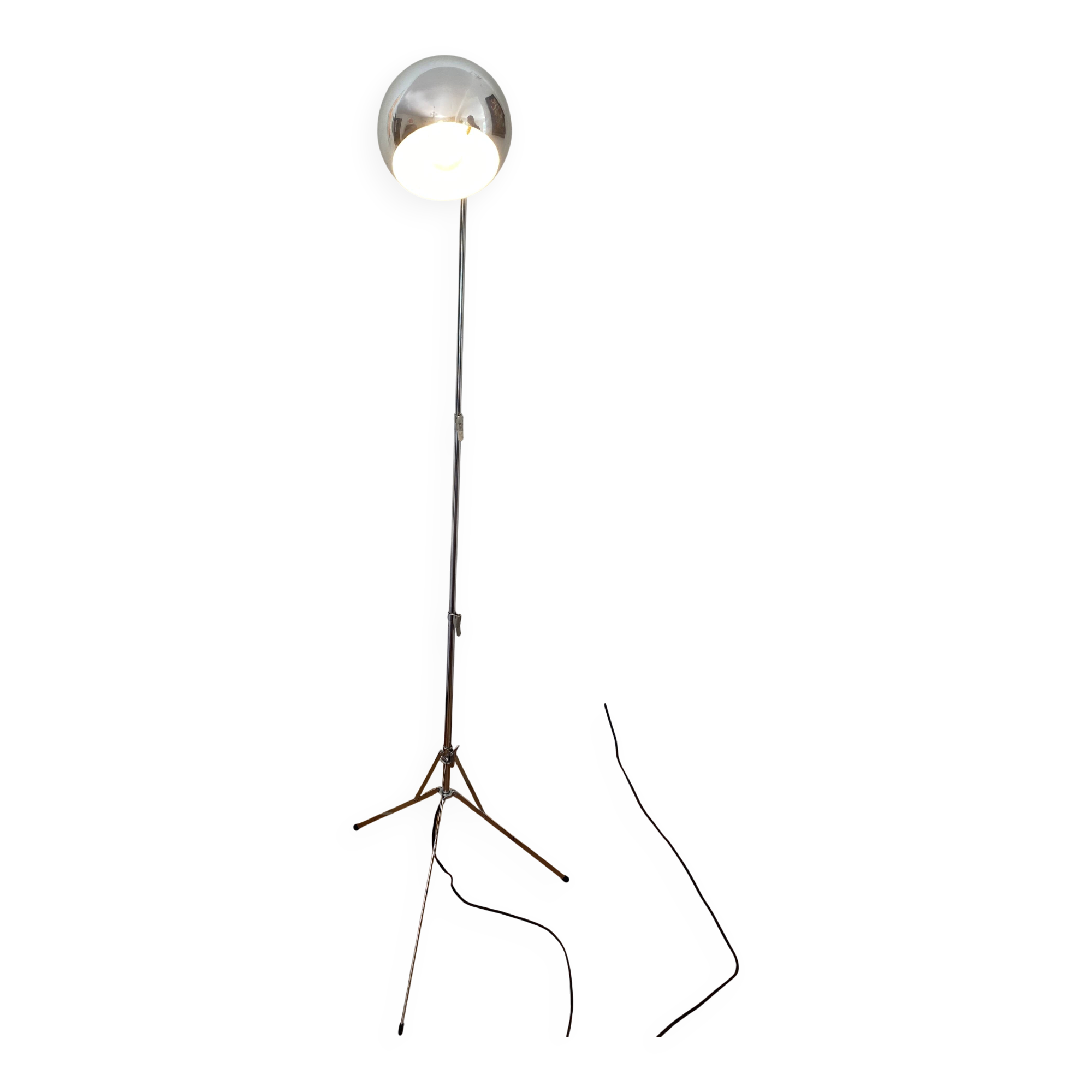 Space Age tripod floor lamp, Eyeball, adjustable
