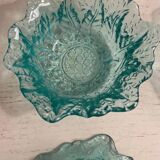 Coupelles en verre gravé
