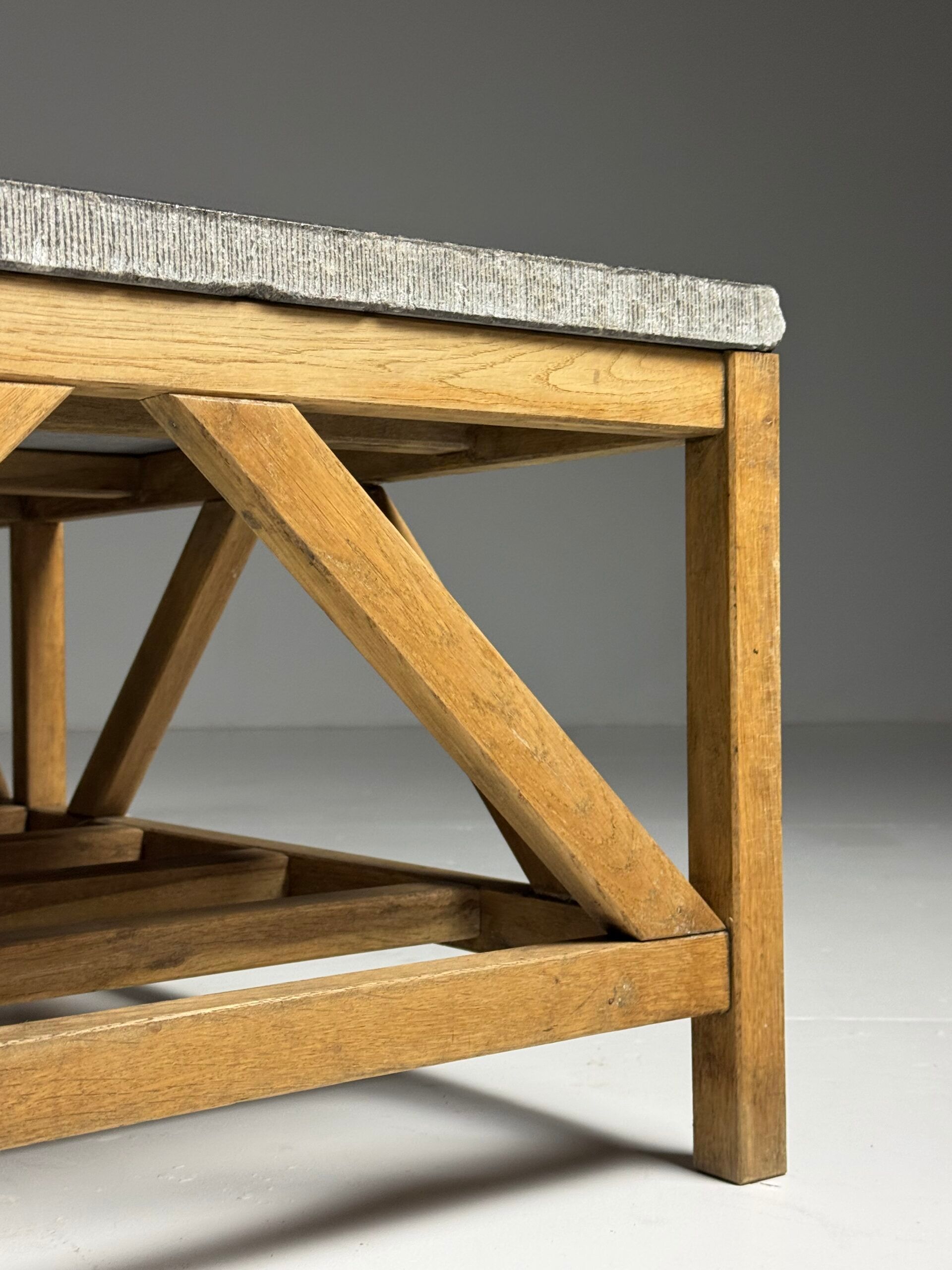 Vintage bluestone coffee table