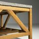 Vintage bluestone coffee table