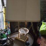 Massive art vintage bedside lamp