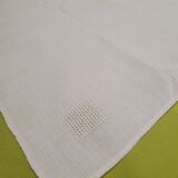 Set of old white towels