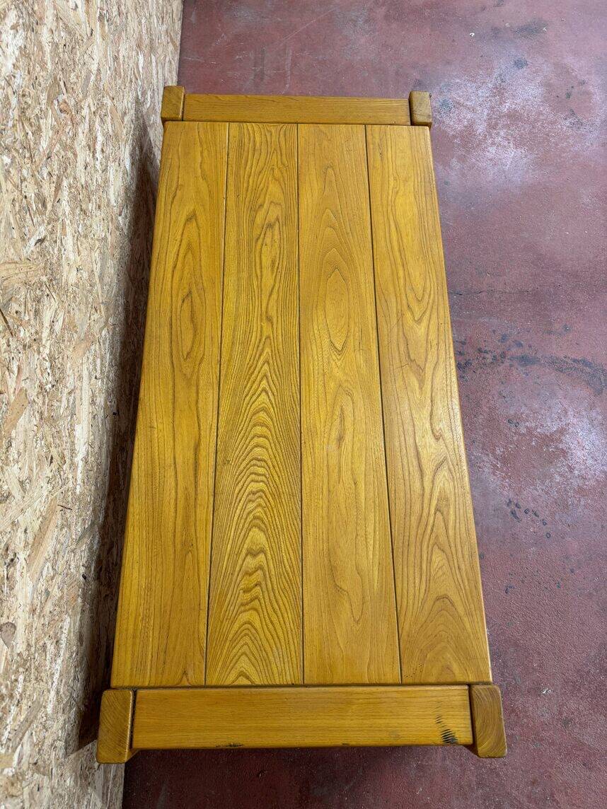 Coffee table in elm - 1980s - Regain House style