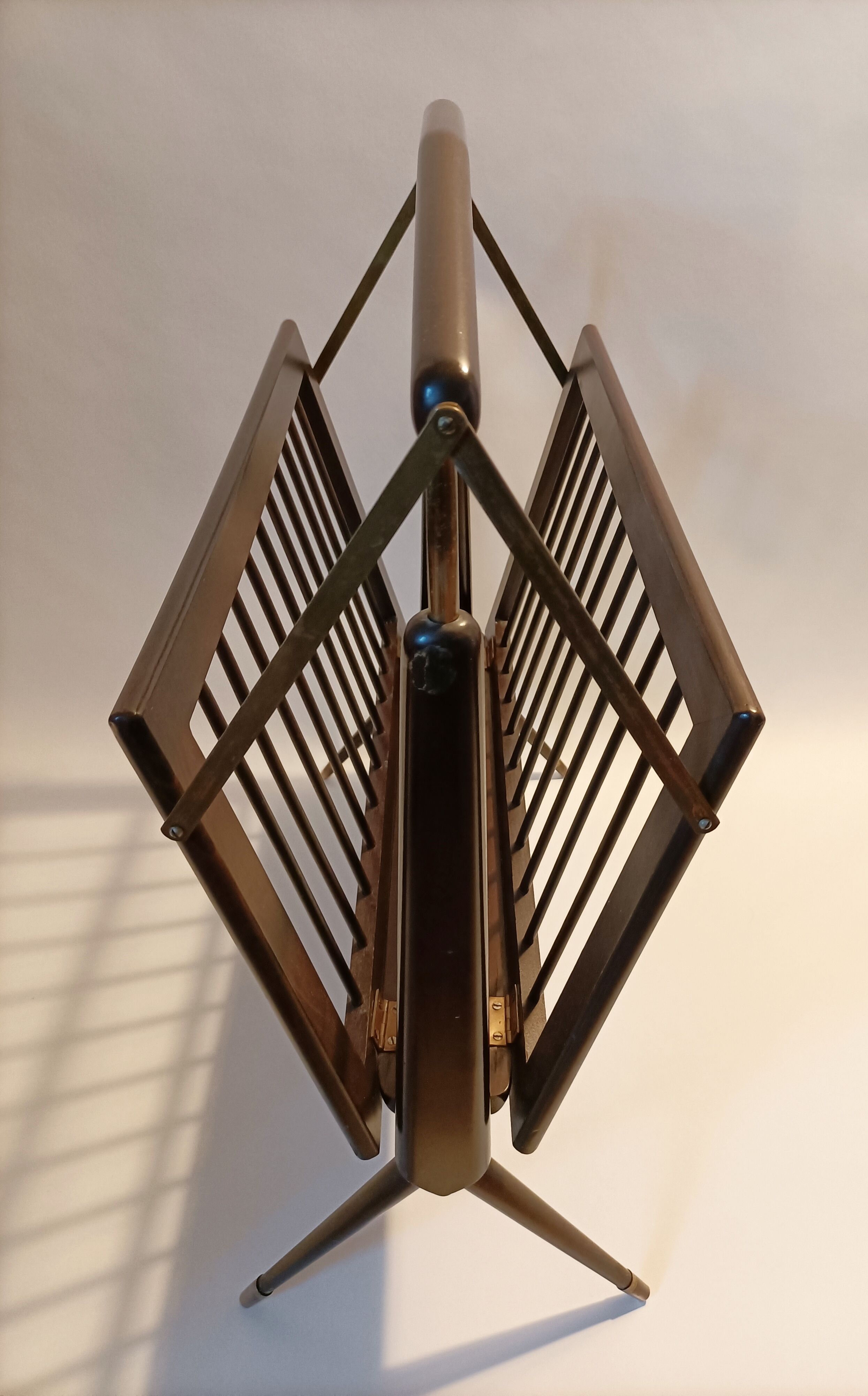 Vintage magazine holder, italy 1960