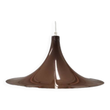 Brown pendant lamp, Danish design, 1960s, production: Denmark