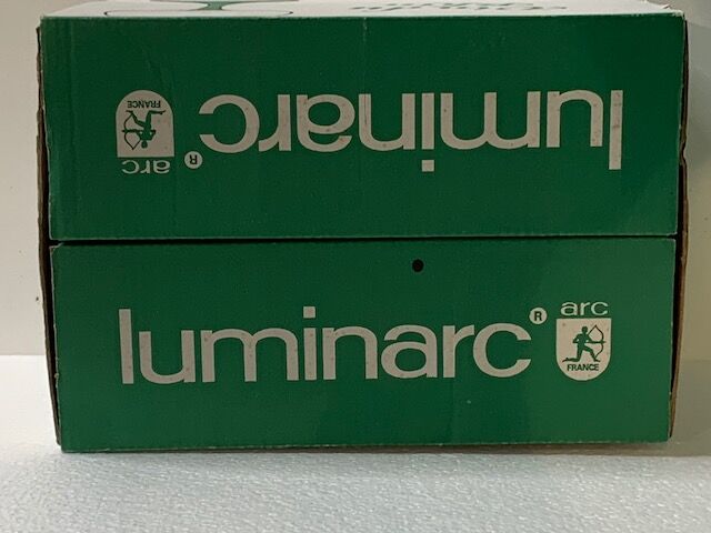 Glasses on foot wine Alsace Luminarc sapphire blue