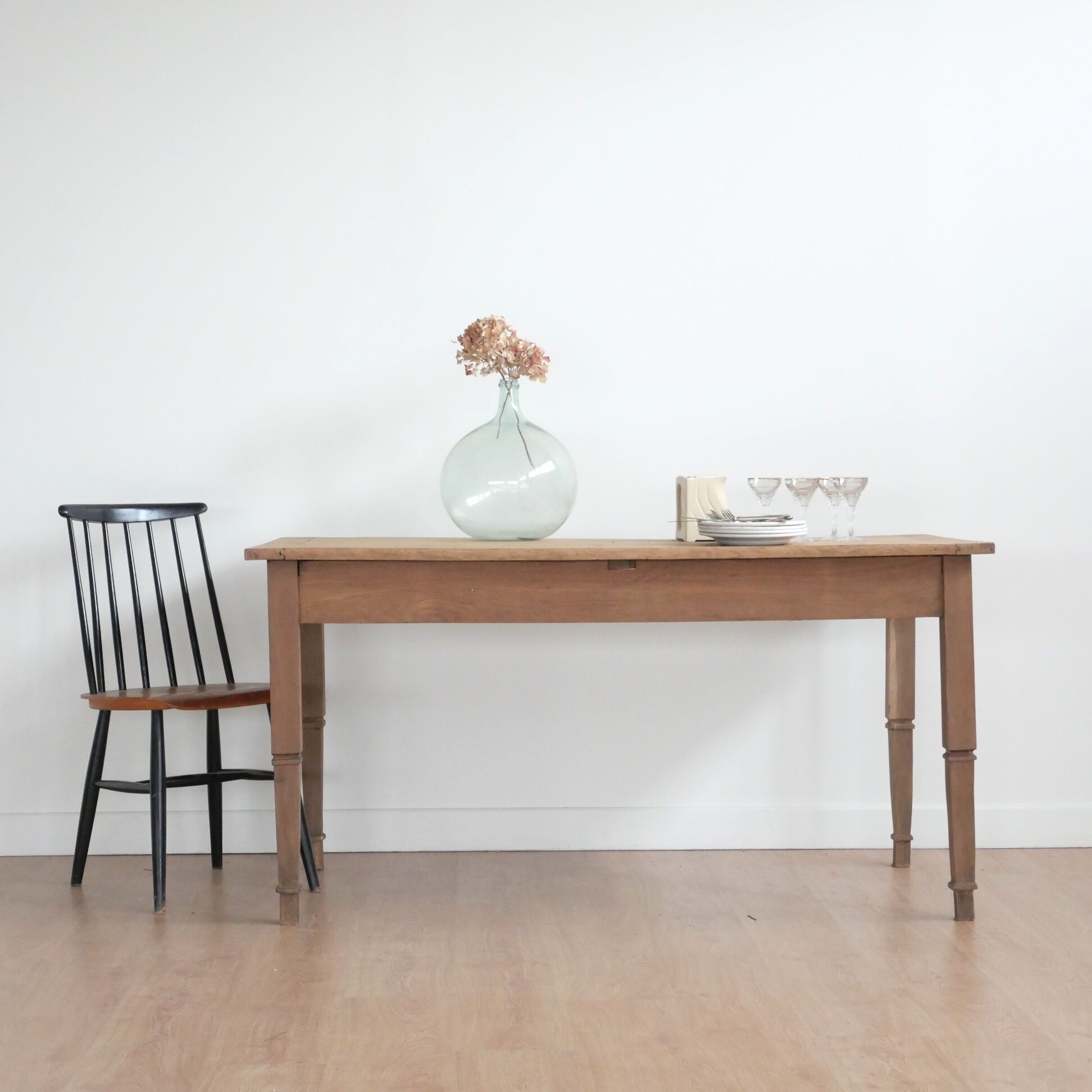 Restored old farmhouse table