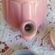 petite cafetière céramique rose