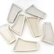 Vintage White Lacquered Ceramic Ashtray -Vide Poche by Antonia Campi for Verbano