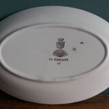 Digoin Sarreguemines bowl decoration La Fontaine