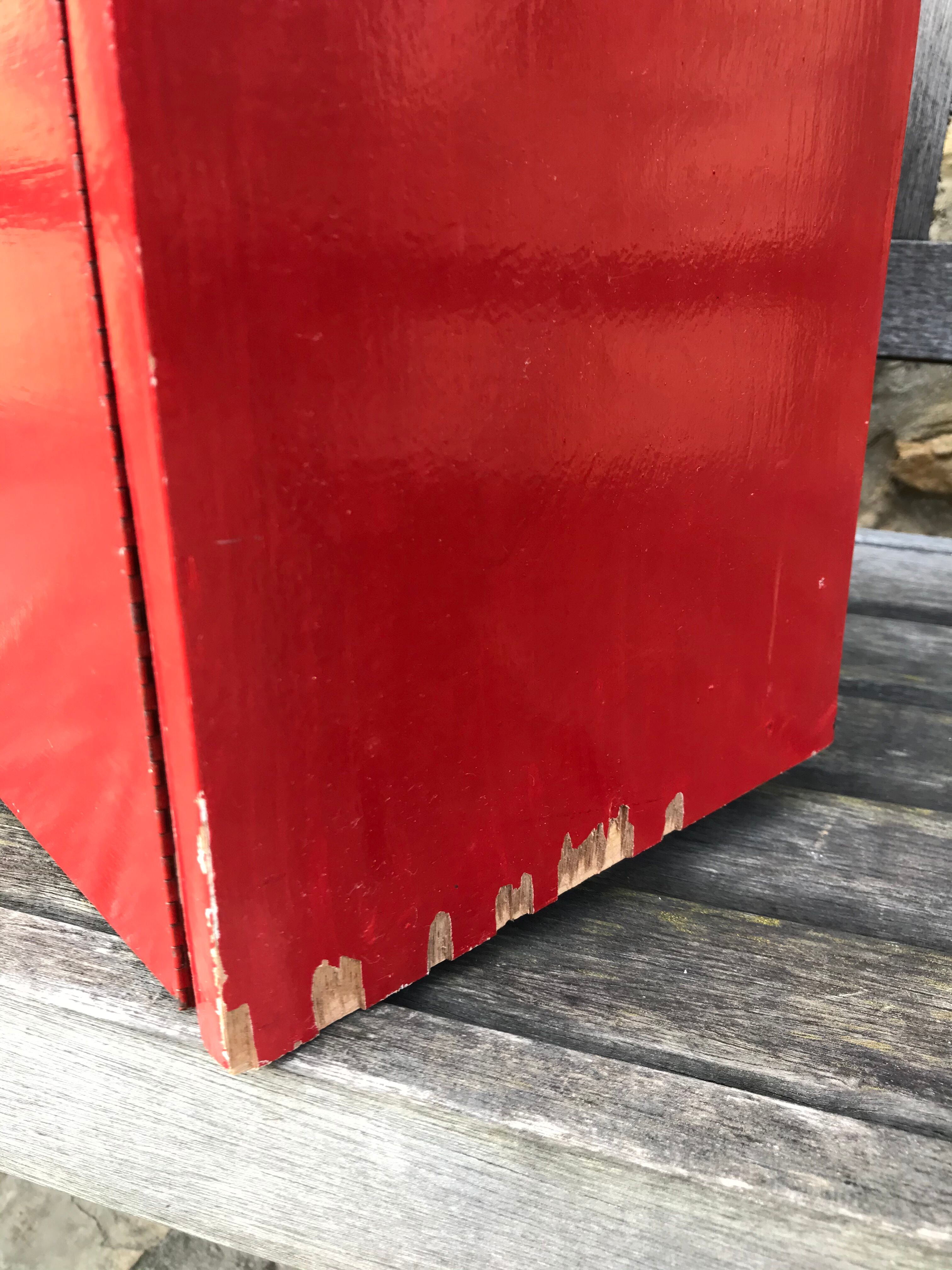 Doll clothes cabinet- Vintage toy